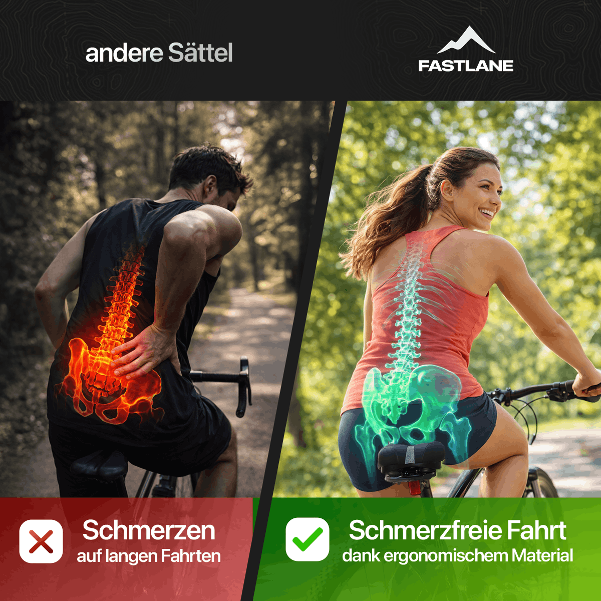 Fahrradsattel AirComfort™